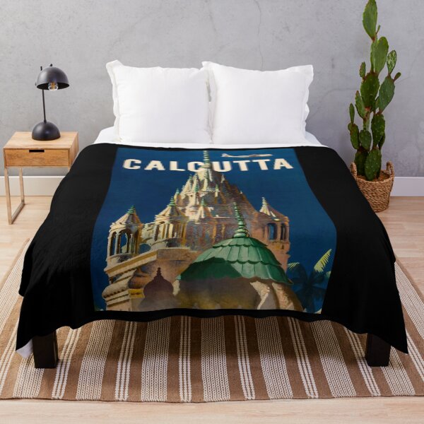 Item preview, Calcutta retro poster designed and sold by CorasPosters.