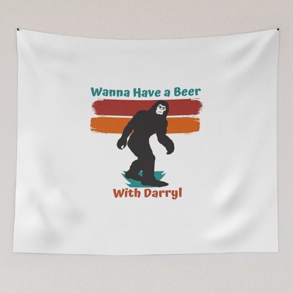 Item preview, wanna Have A Beer With Darryl Bigfoot funny  t-shirt designed and sold by Style2Vie.