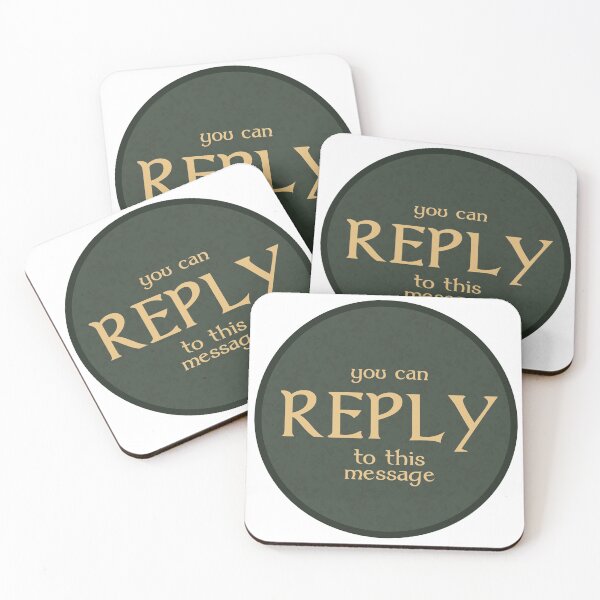 Item preview, You Can Reply to This Message designed and sold by AceLlama.