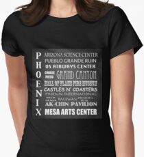Phoenix Famous Landmarks Women's Fitted T-Shirt