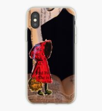 Little Red Riding Hood book sculpture iPhone Case