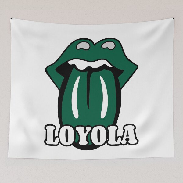 Item preview, Loyola Lips with Tongue designed and sold by NicholasForbes.