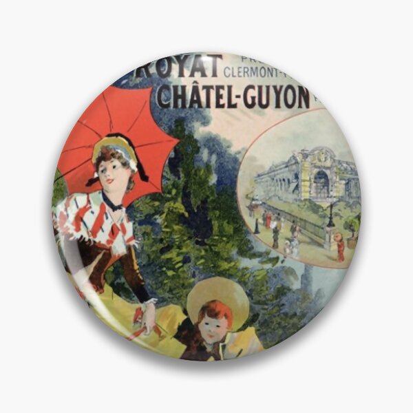 Item preview, Auvergne retro poster designed and sold by CorasPosters.