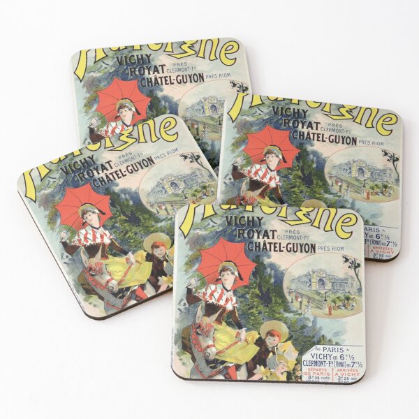 Item preview, Auvergne retro poster designed and sold by CorasPosters.