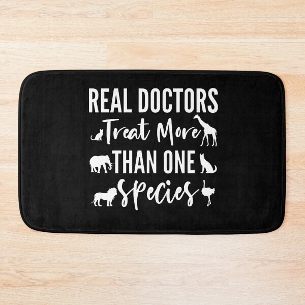 Item preview, Real Doctors Treat More Than One Species, funny veterinarian, funny vet tech, funny vet designed and sold by AAMDesigns.