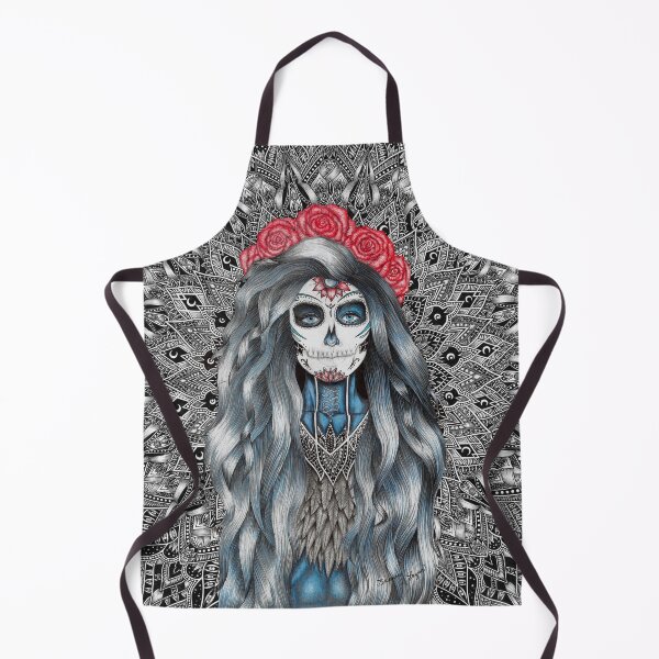 Item preview, Full Page Day of the Dead Woman Mandala designed and sold by BriLazar.