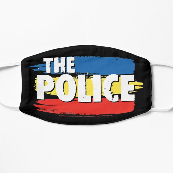 Le logo de la police à trois bandes Masque sans plis