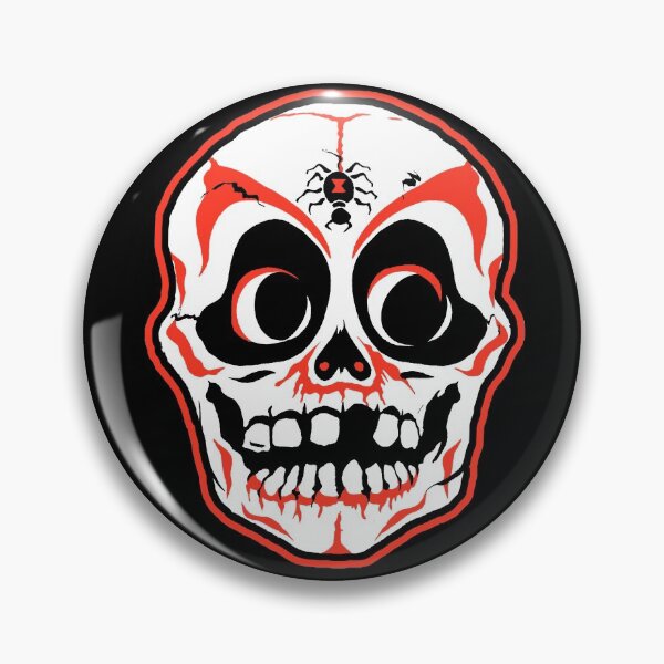Item preview, Retro Style Skull Halloween Mask designed and sold by DeadMonkeyShop.