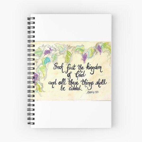 Item preview, Grapevines Mathew 6:33 designed and sold by MymzyRedHatter.