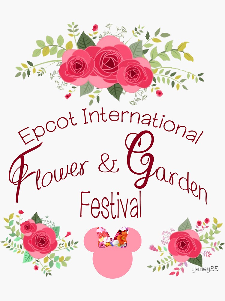 "Epcot International Flower and Garden Festival" Sticker for Sale by