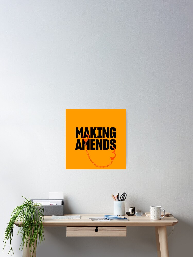 Thumbnail 1 of 3, Poster, Making Amends Album Art designed and sold by makingamendspod.