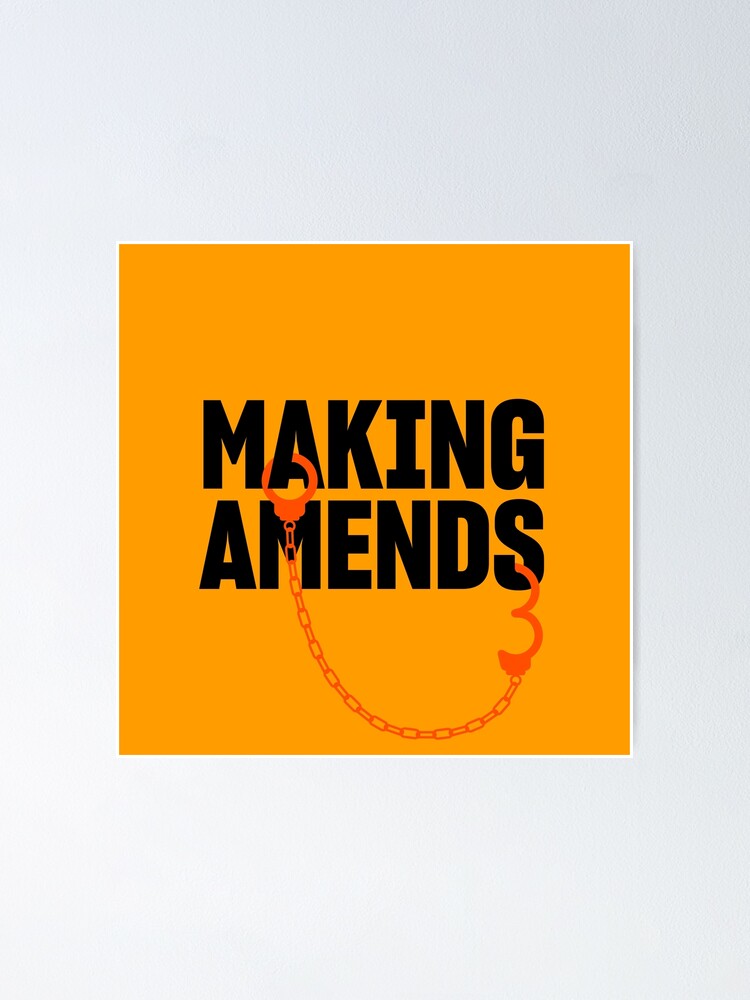 Thumbnail 2 of 3, Poster, Making Amends Album Art designed and sold by makingamendspod.