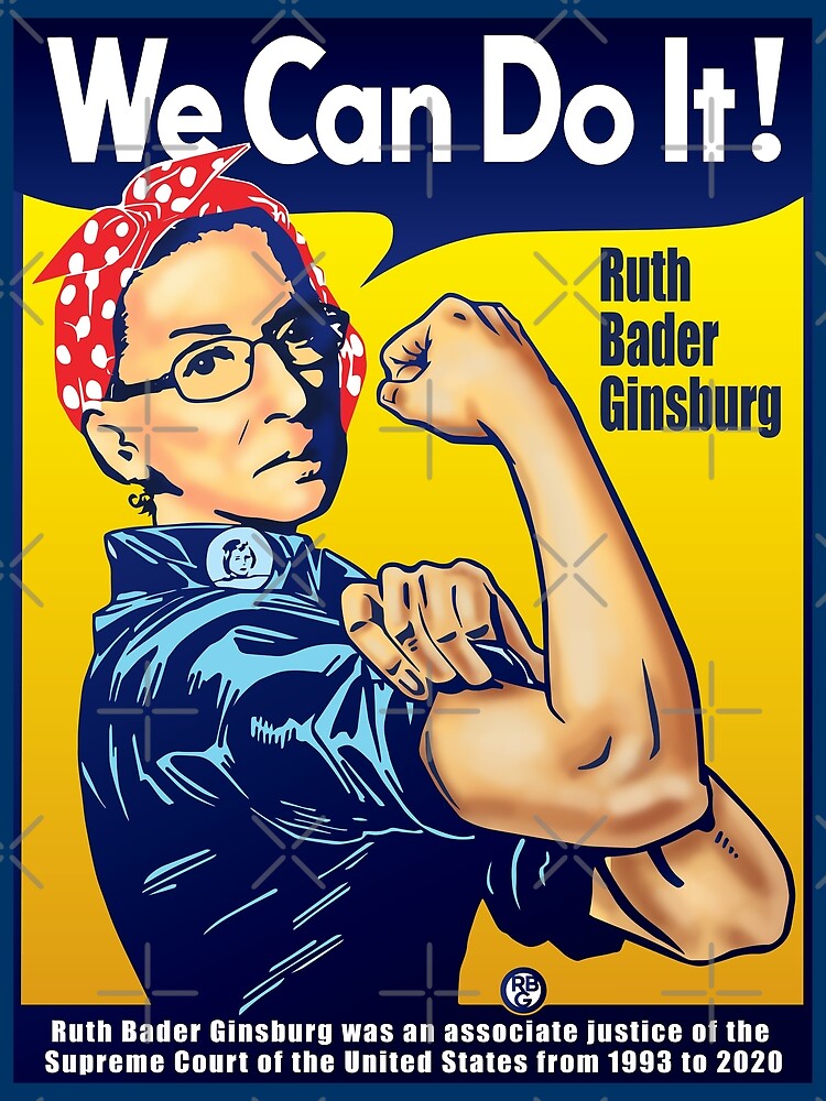 Ruth The Riveter Ruth Bader Ginsberg We Can Do It Tee