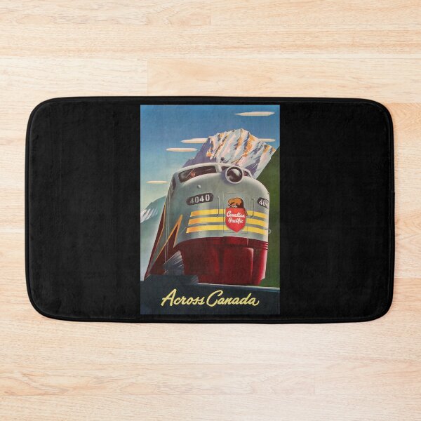 Item preview, Across Canada retro poster designed and sold by CorasPosters.