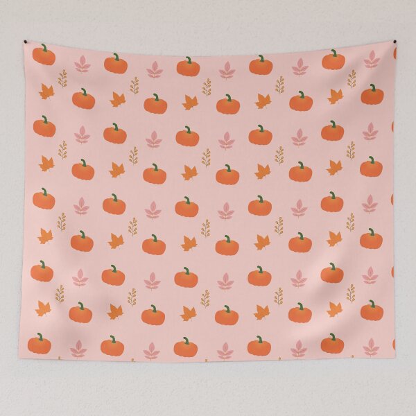 Item preview, pumpkin autumn Pattern and Fall Leaves pattern designed and sold by UniqueMw.