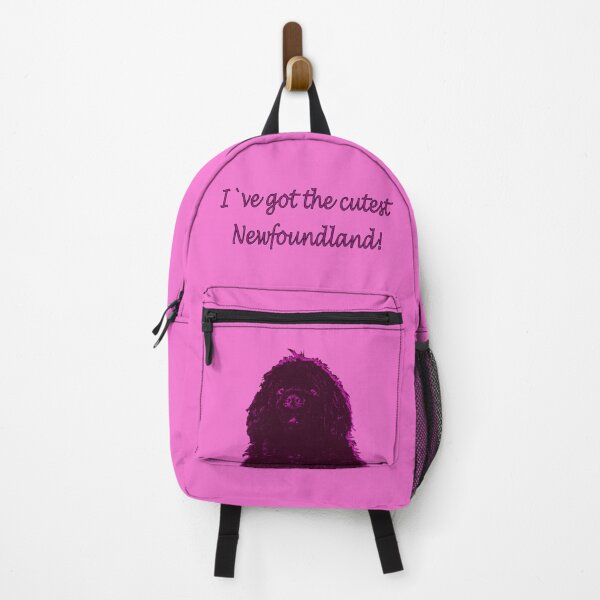 Item preview, Cute Newfoundland dog pink designed and sold by Moonyflower.