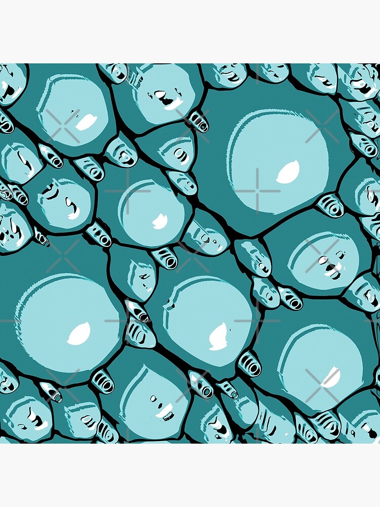 Abstract Turquoise Pattern by perkinsdesigns