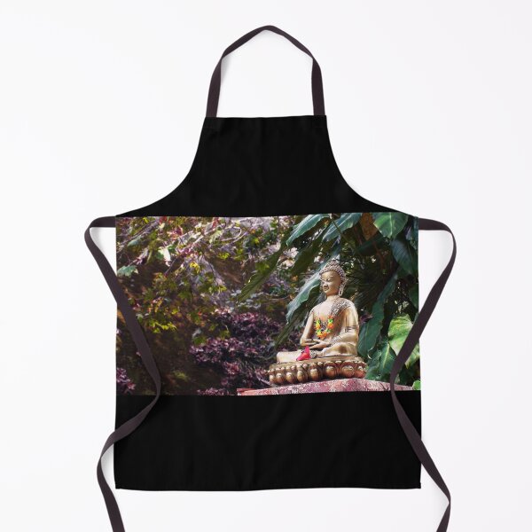 Item preview, Buddha meditating in the forest designed and sold by monoguru.