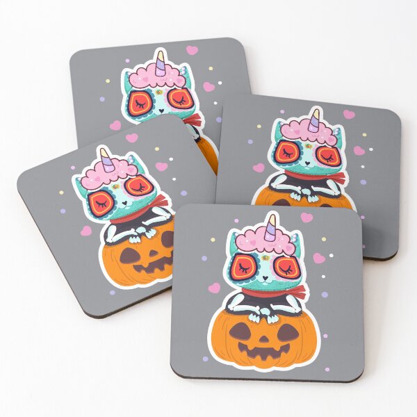 Item preview, Cute Unicorn Pumpkin Cat designed and sold by Ribsa.