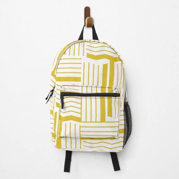 Item preview, Lines & Wiggles Geometric Pattern – Mustard Yellow designed and sold by RoguePatterns.