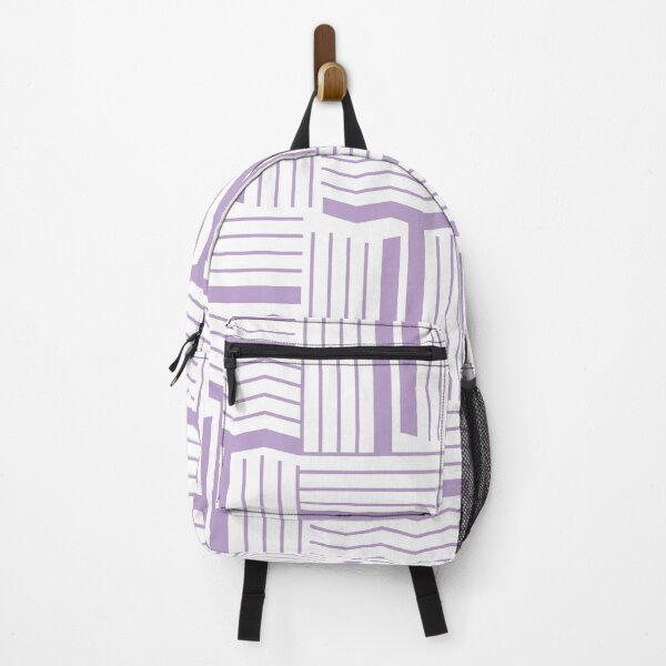 Item preview, Lines & Wiggles Geometric Pattern – Lilac designed and sold by RoguePatterns.