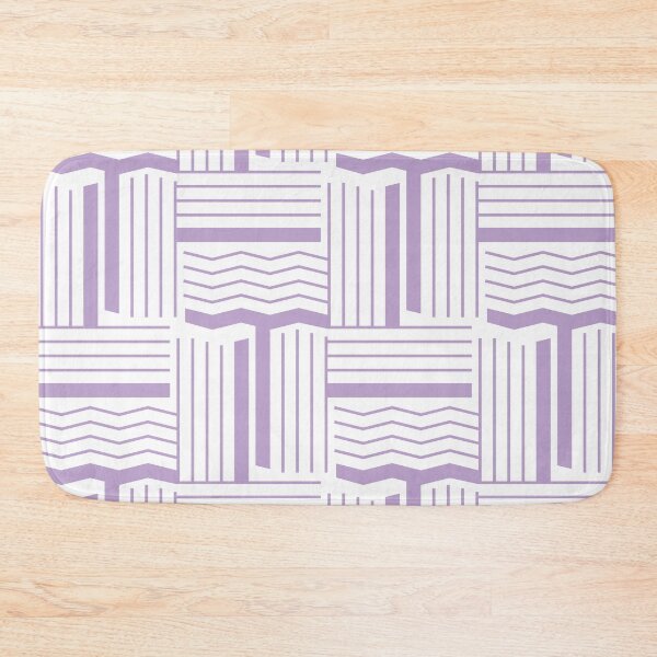 Item preview, Lines & Wiggles Geometric Pattern – Lilac designed and sold by RoguePatterns.