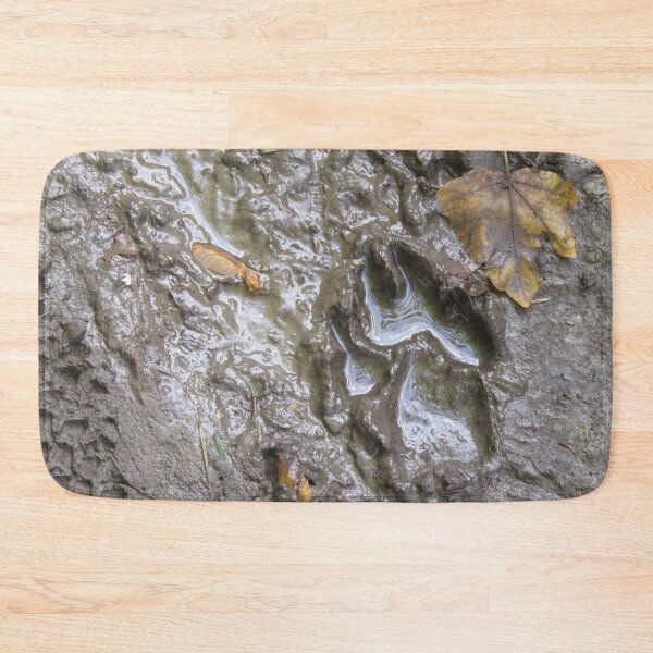 Item preview, Dog paw track in mud. designed and sold by joshuarainbird.