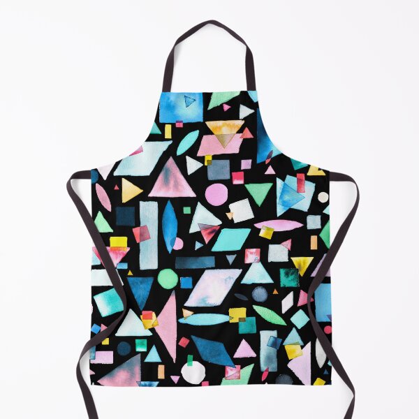 Item preview, Geometric Shapes Multicolored Black designed and sold by ninoladesign.