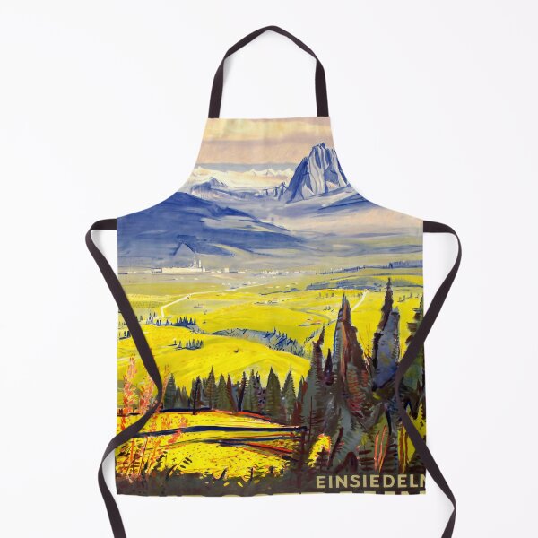 Item preview, Einsiedeln Suedostbahn retro poster designed and sold by CorasPosters.