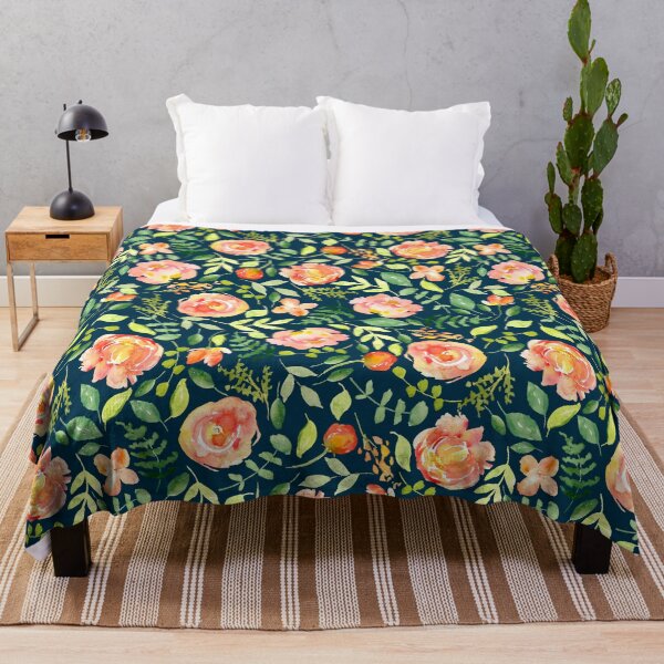 Item preview, Sunset Fall Florals in Watercolor designed and sold by Harpley Design Studio.