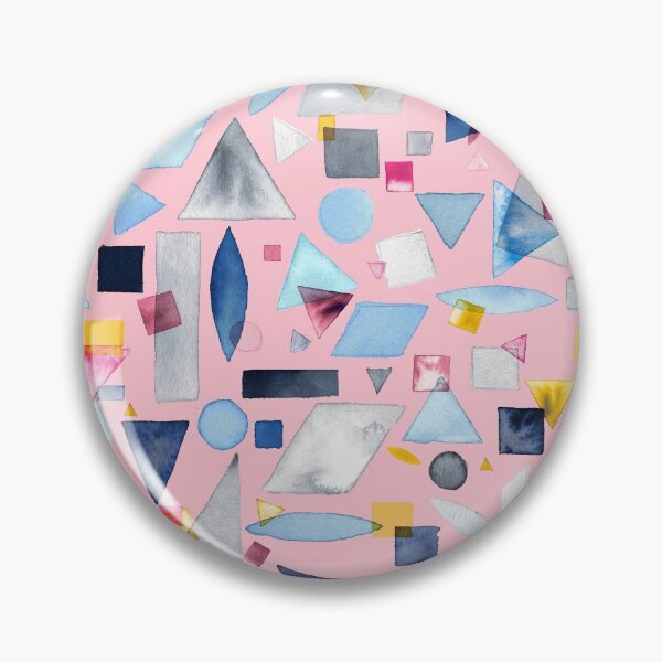 Item preview, Geometric Shapes Pink designed and sold by ninoladesign.