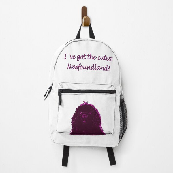 Item preview, Newfoundland dog pink designed and sold by Moonyflower.