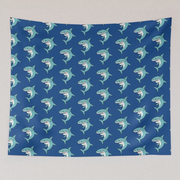 Item preview, Cute Shark Illustration | Adorable Animal Hand Drawn designed and sold by SLAG-Creative.