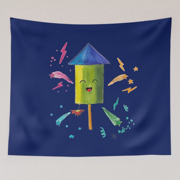 Item preview, The rocket rises joyfully to the sky designed and sold by Fradema.
