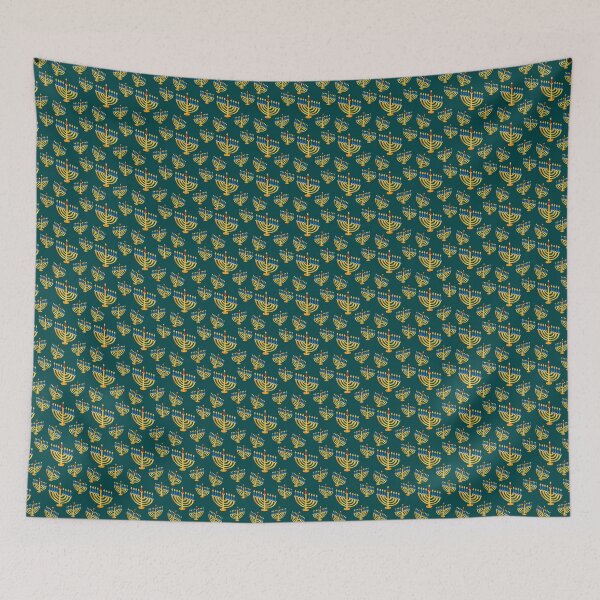 Item preview, Menorah Colored Pattern designed and sold by jerusalem-.