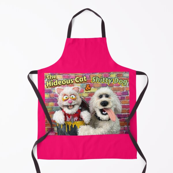 Item preview, THE HIDEOUS CAT and SHITTY DOG designed and sold by Unspirations.