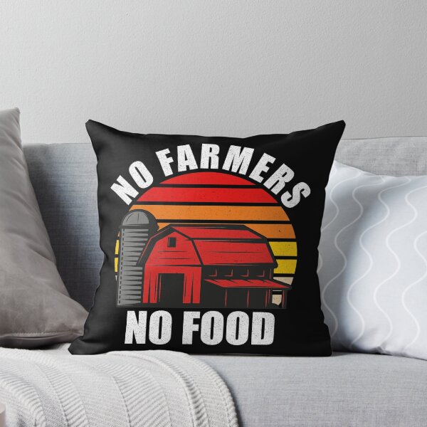 Item preview, No Farmers No Food Retro Sunset designed and sold by RandomStuffShop.