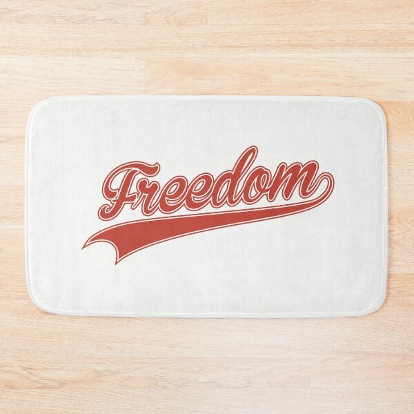 Item preview, FREEDOM College Script (Red) designed and sold by JennieCarolina.