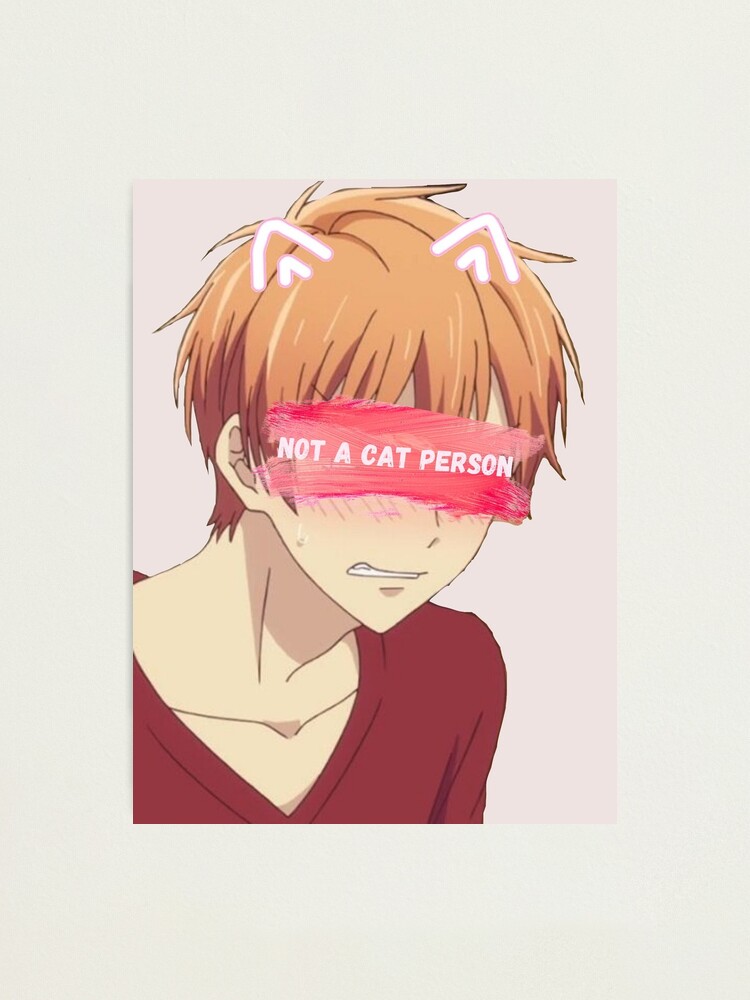 Kyo Sohma Fruits Basket Not A Cat Person Photographic Print By Midnightly Redbubble 8469