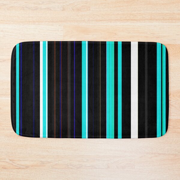 Item preview, Teal white with blue and red pinstripes on black designed and sold by VWDigitalPaint.