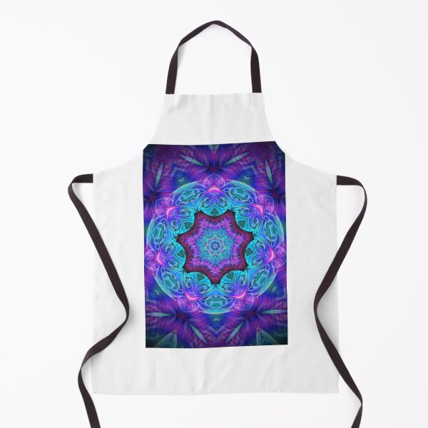 Item preview, Teal and Violet Fey Mandala Kaleidoscope D1 designed and sold by Katje Janisch.