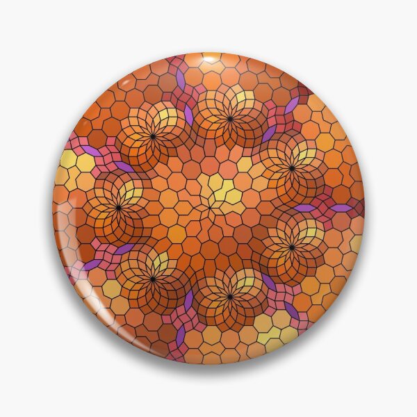 Item preview, Butterfly Heptagon Tiffany Flower designed and sold by Girih.