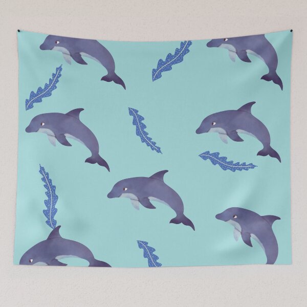 Item preview, Ocean Bathmat Blue Pattern  designed and sold by mimosadesigns.