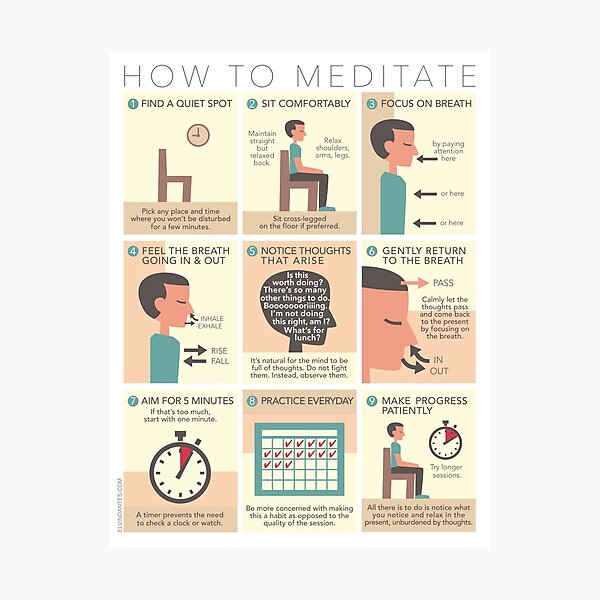 Item preview, How to Meditate designed and sold by Elvin Dantes.