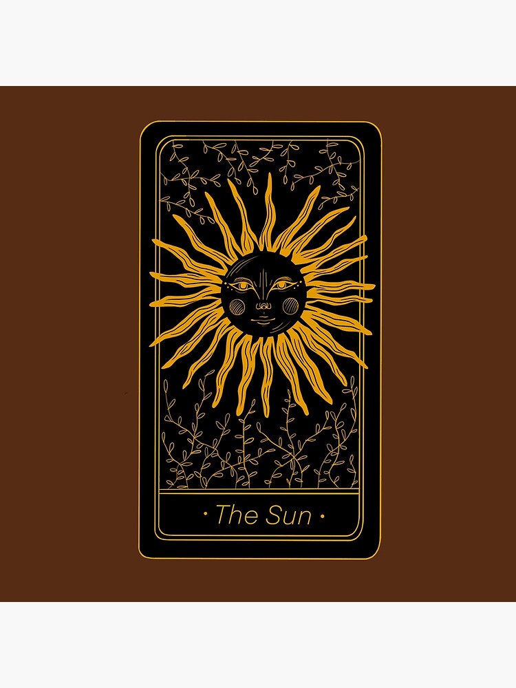 Discover The Sun Tarot Card Premium Matte Vertical Poster