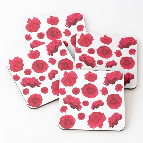 Item preview, Red flowers real roses pack pattern designed and sold by KRISTAHR.