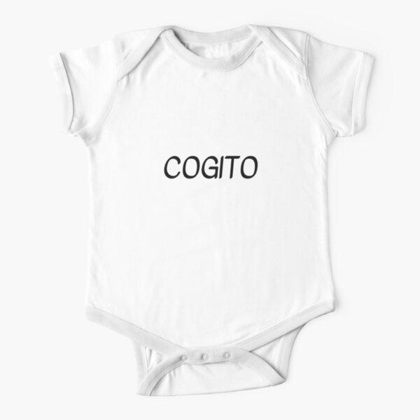 Incognito Ergo Sum Descartes Baby One Piece By Wearphilosophy Redbubble