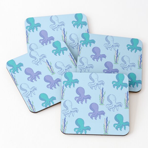 Item preview, Ocean Bathmat Cute Blue Pattern  designed and sold by mimosadesigns.
