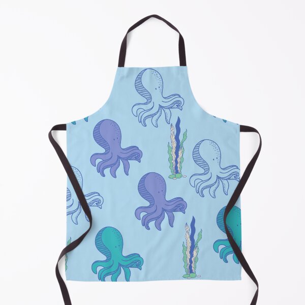Item preview, Ocean Bathmat Cute Blue Pattern  designed and sold by mimosadesigns.