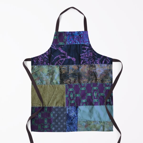 Item preview, Dark blue textiles, mixed media, fiber artist designed and sold by djrunnels.